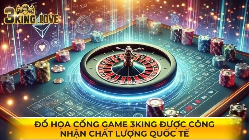 Đồ họa cổng game 3KING chất lượng quốc tế